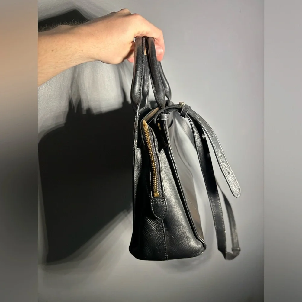 Radley London Millbank Black Leather Satchel